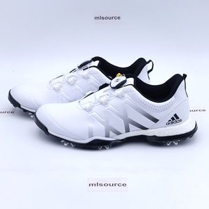 NEW adidas Adipower Boost BOA Waterproof Golf Shoe F33648 White/Black